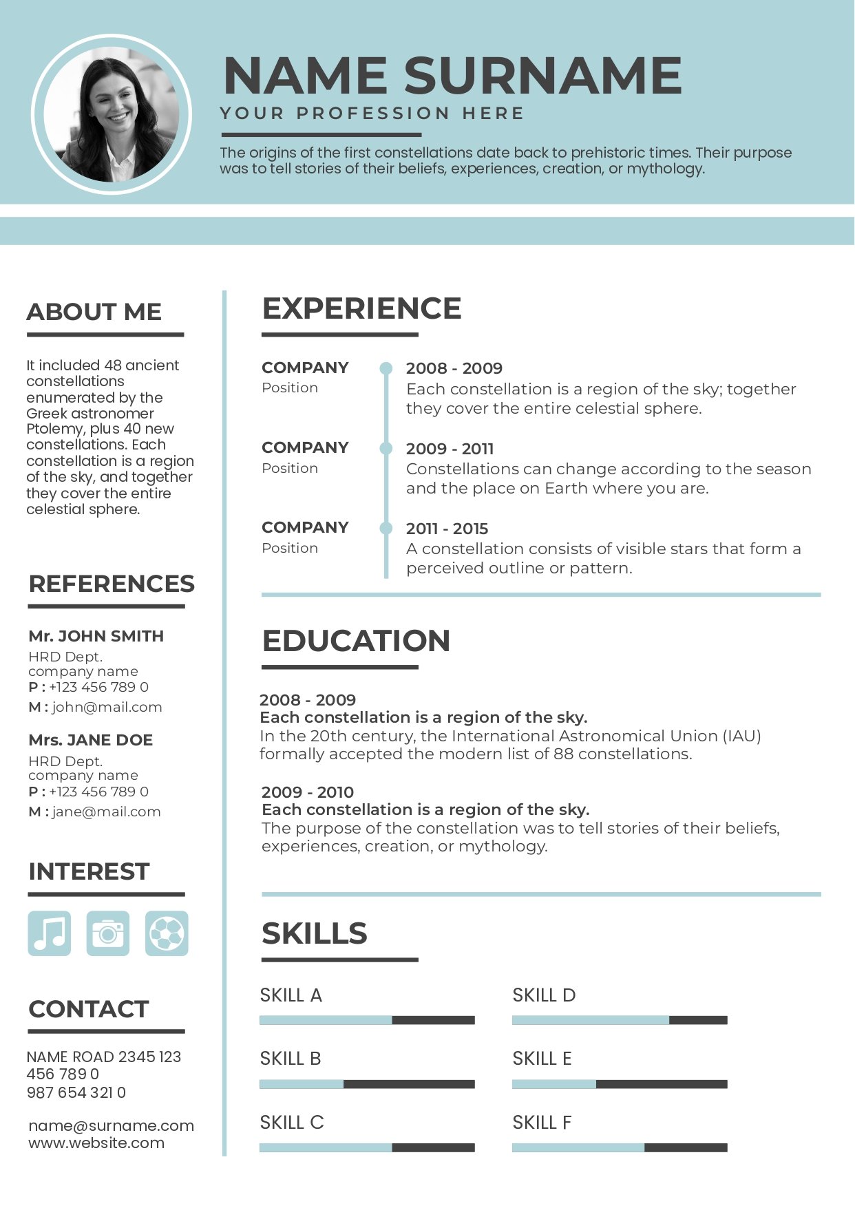 Teal Circle